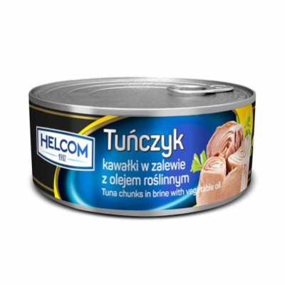 Tuna chunks in oil  Helcom 170 g / 120 g